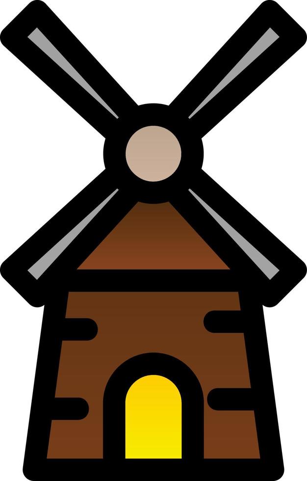 Windmills Glyph Icon vector