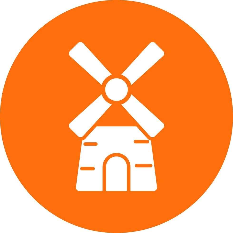 Windmills Glyph Icon vector