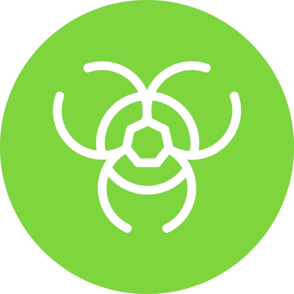 Biohazard Glyph Icon vector