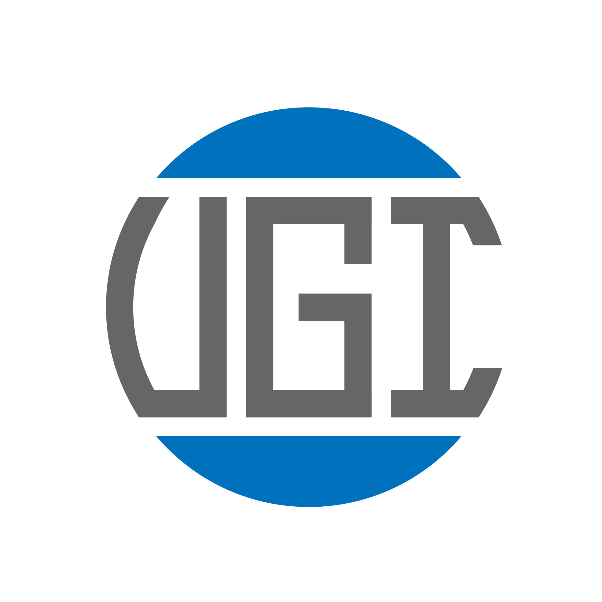 VGI letter logo design on white background. VGI creative initials