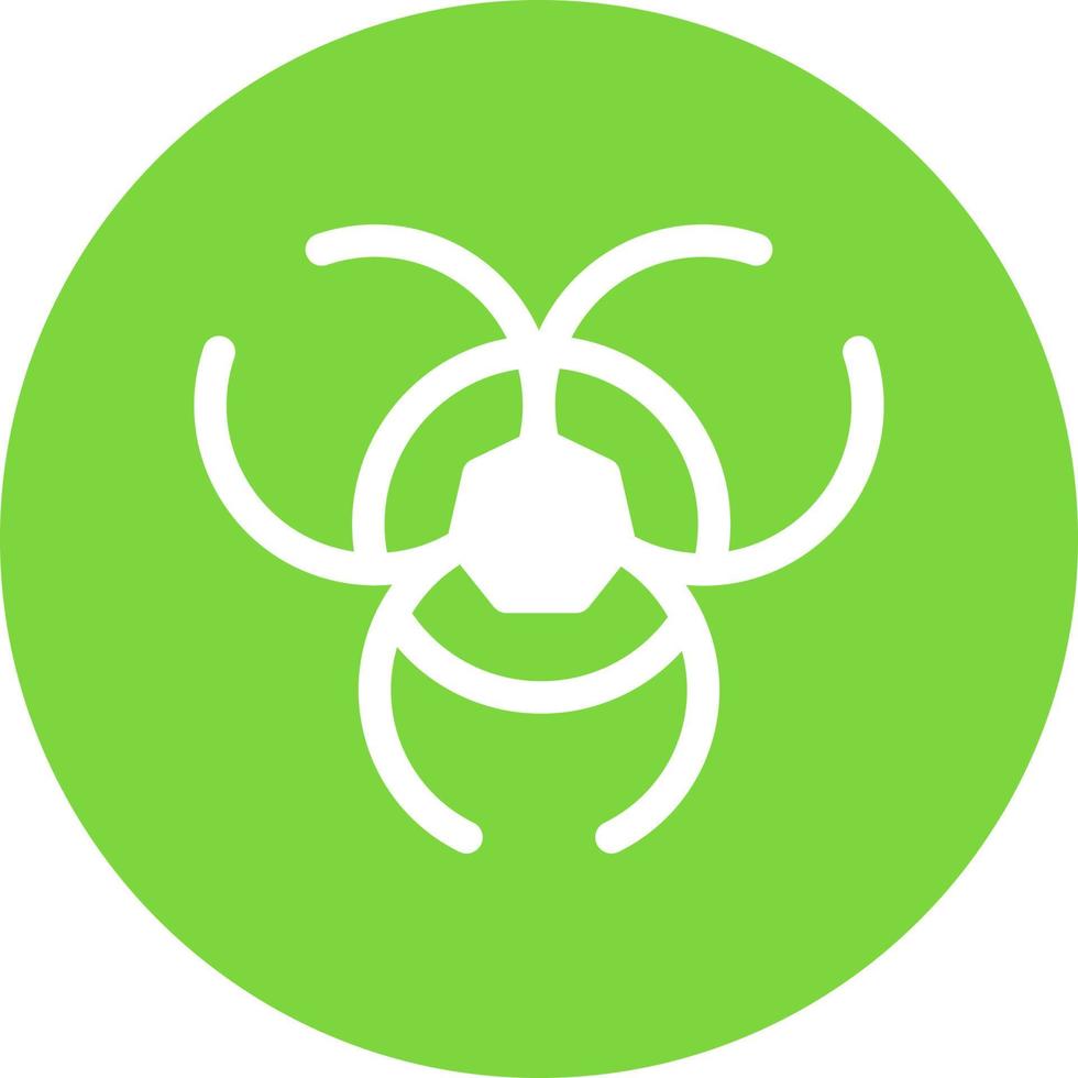 Biohazard Glyph Icon vector