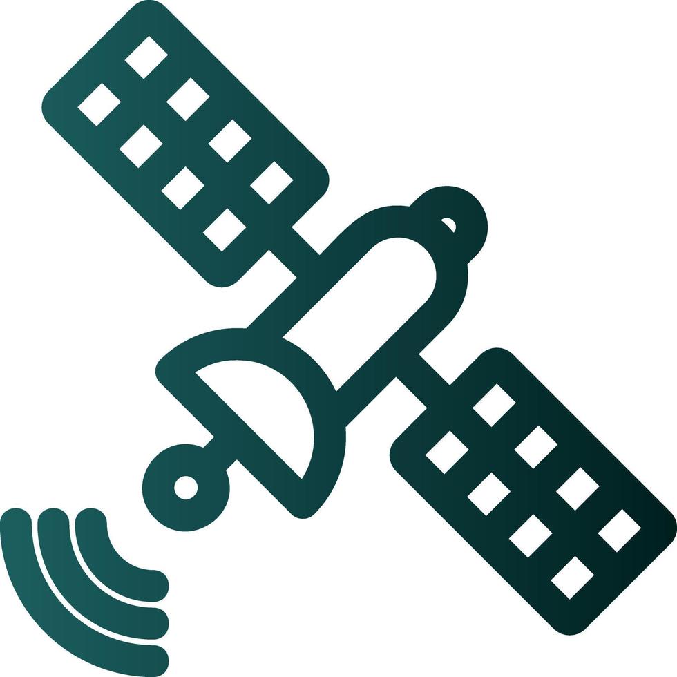 Satellite Glyph Icon vector
