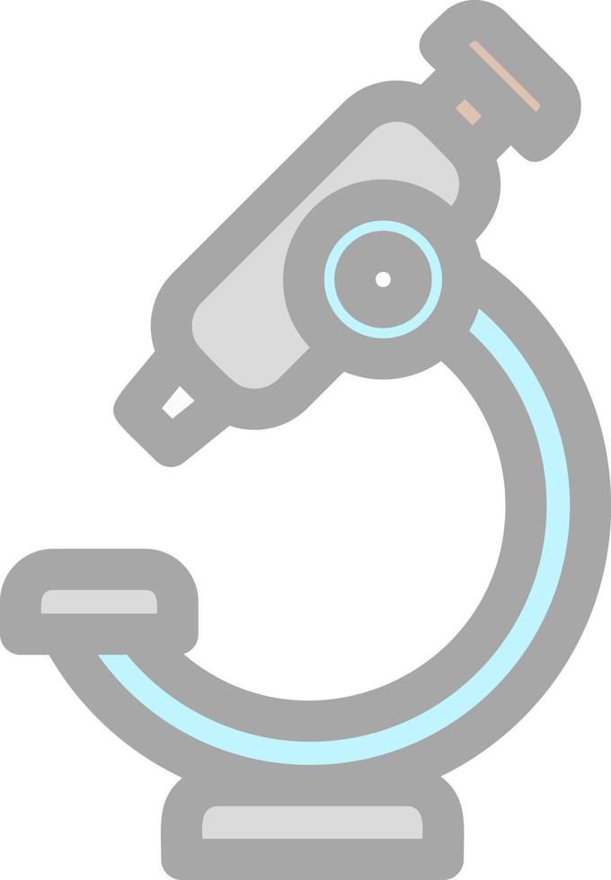 Microscope Glyph Icon vector