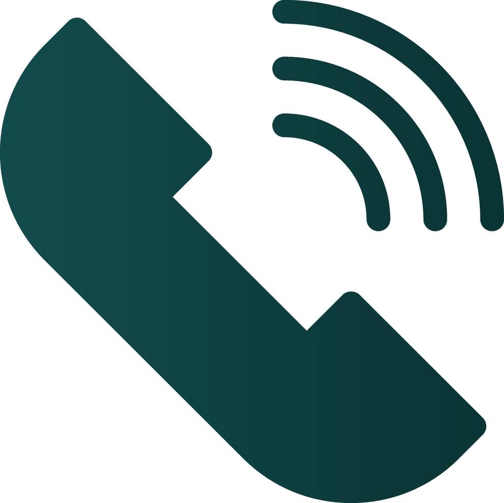 Telecommunication Glyph Icon vector