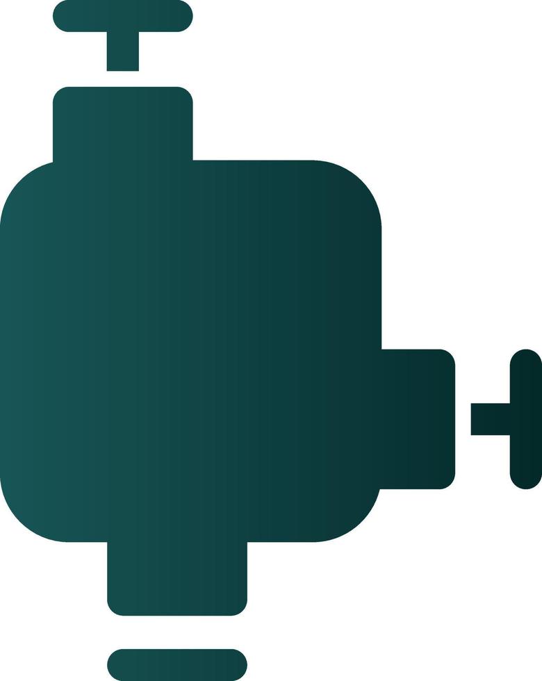 Engine Glyph Icon vector
