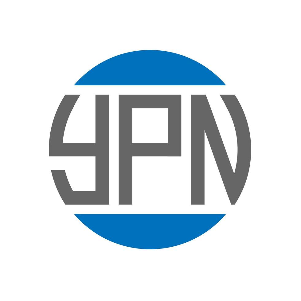 YPN letter logo design on white background. YPN creative initials ...