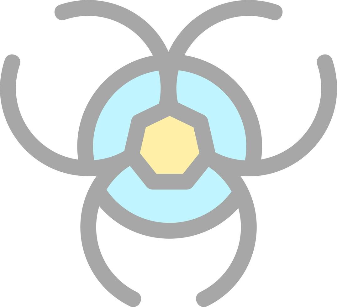 Biohazard Glyph Icon vector