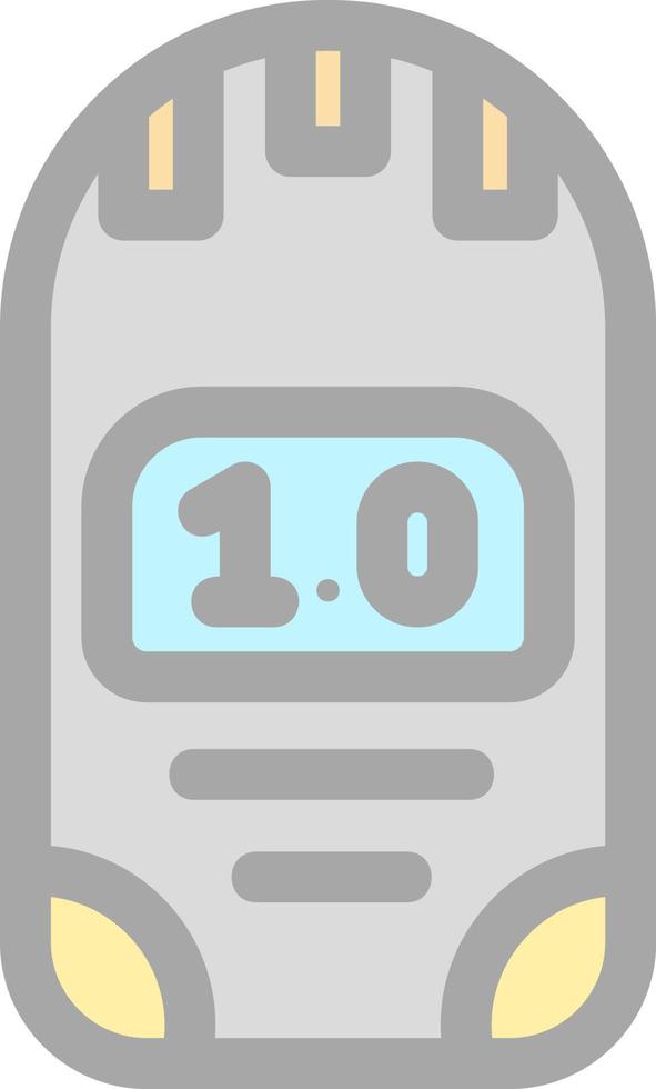 Dosimeter Glyph Icon vector