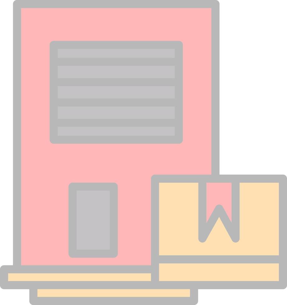 Door Delivery Vector Icon Design