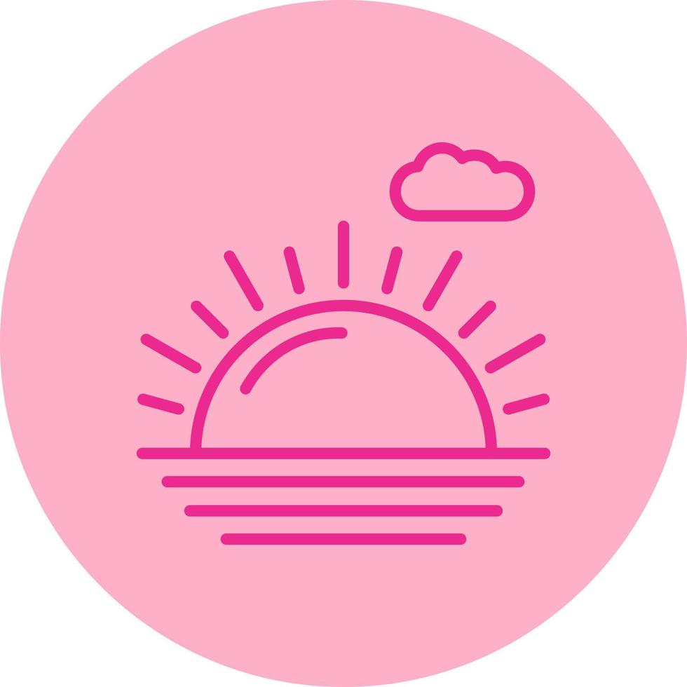 Sunrise Vector Icon