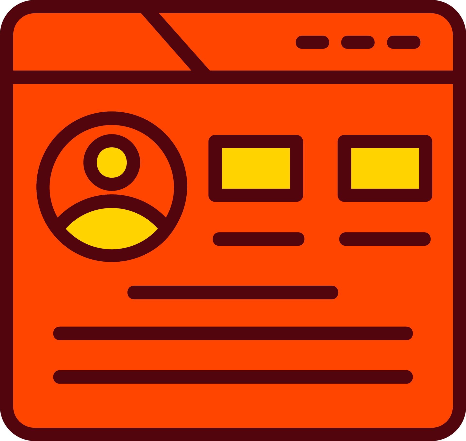Profile Vector Icon 15833618 Vector Art at Vecteezy