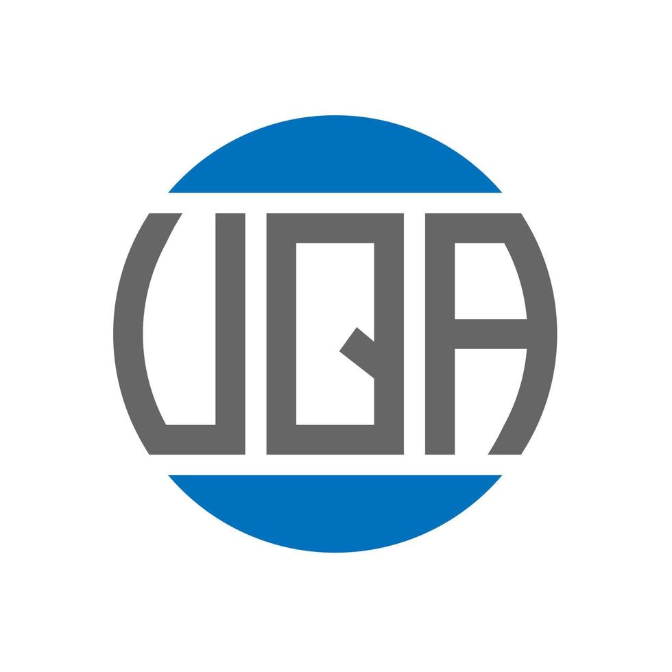 VQA letter logo design on white background. VQA creative initials circle logo concept. VQA letter design. vector