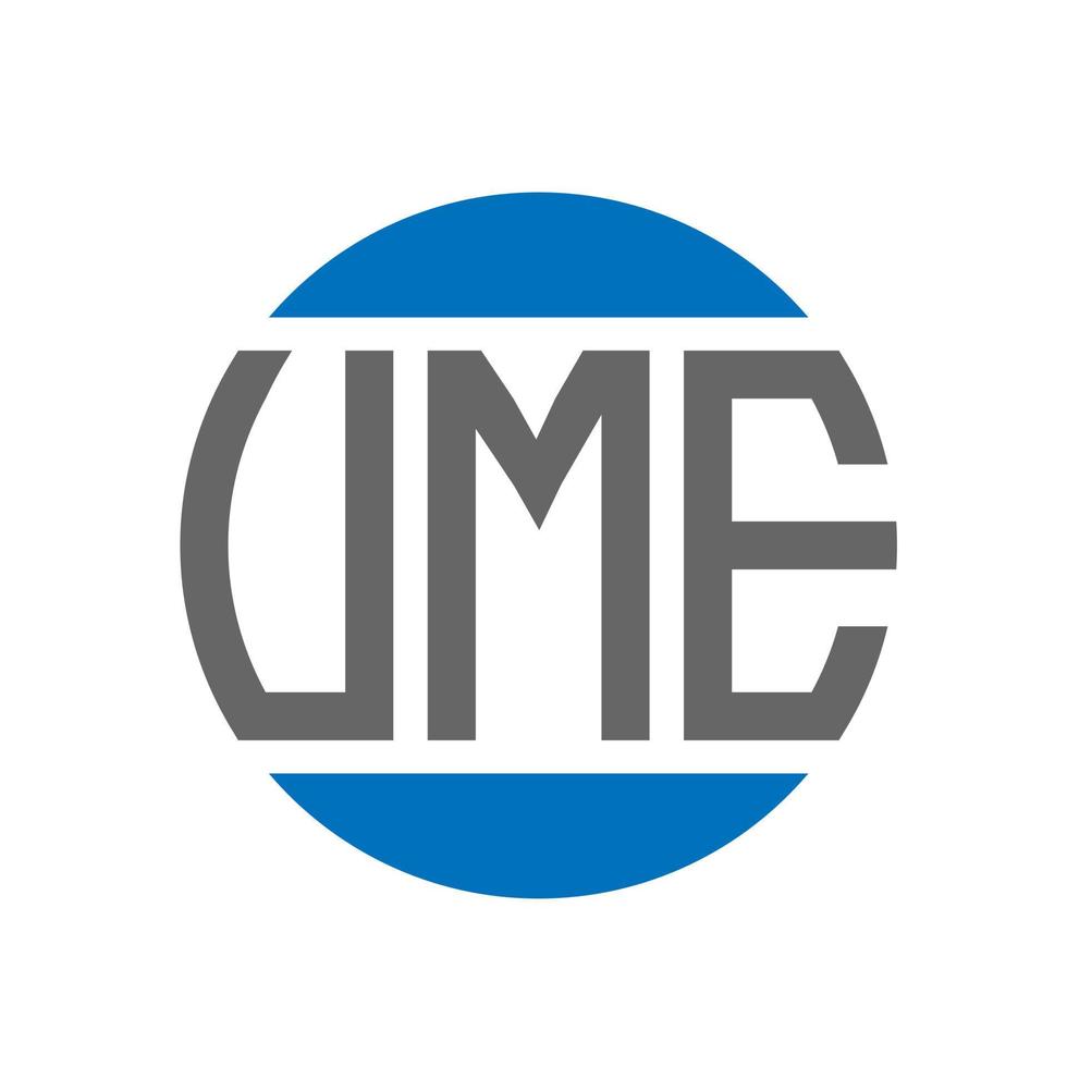 VME letter logo design on white background. VME creative initials