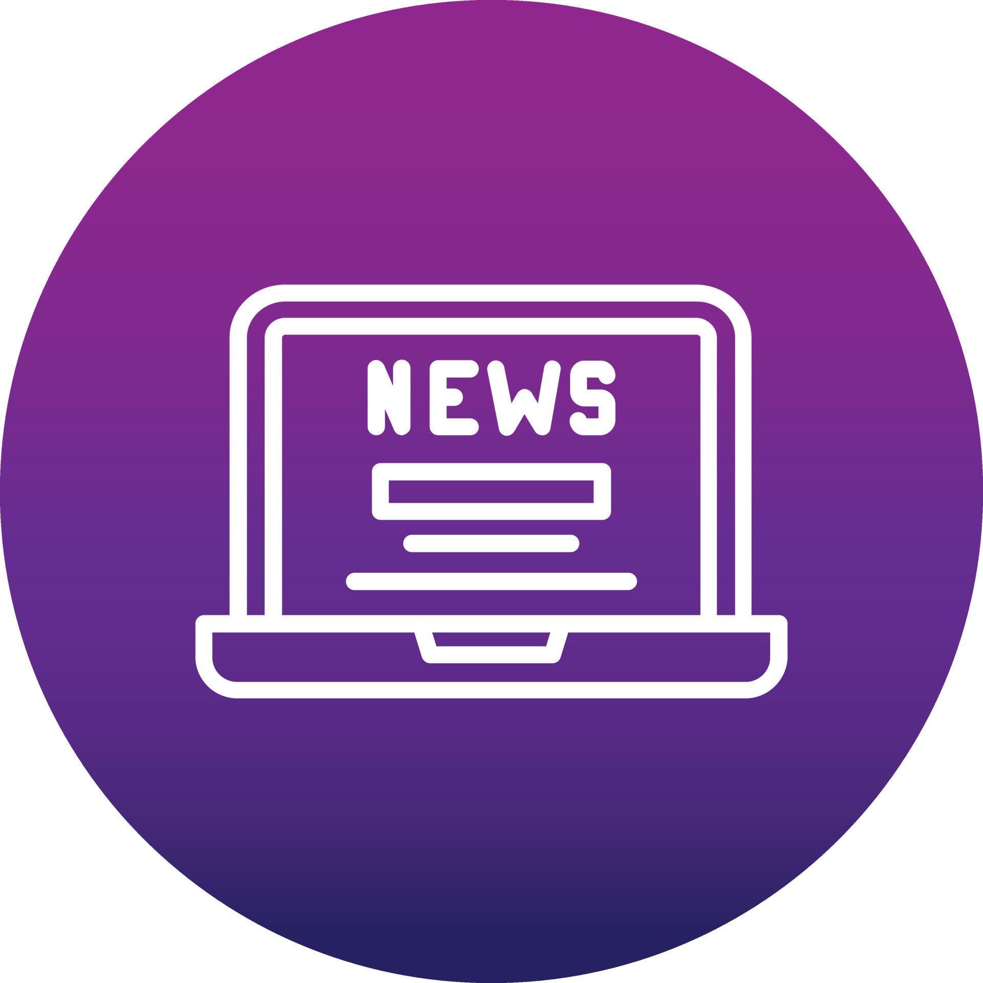 News Vector Icon 15834166 Vector Art at Vecteezy