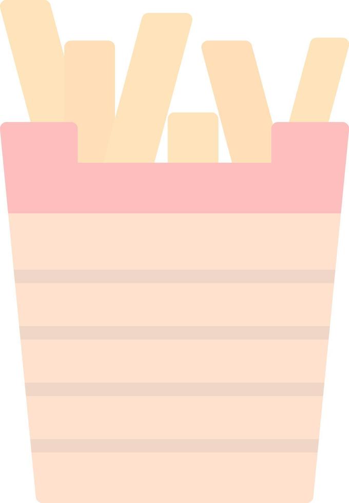 French Fries Vector Icon Design
