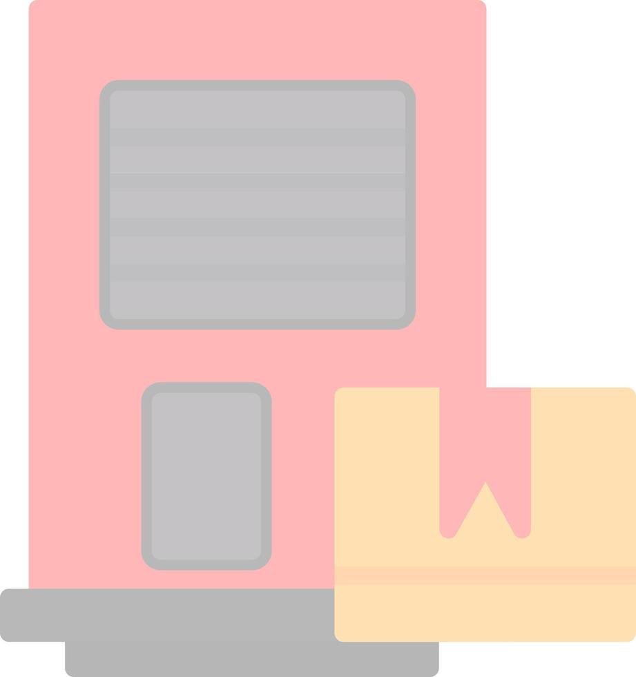 Door Delivery Vector Icon Design
