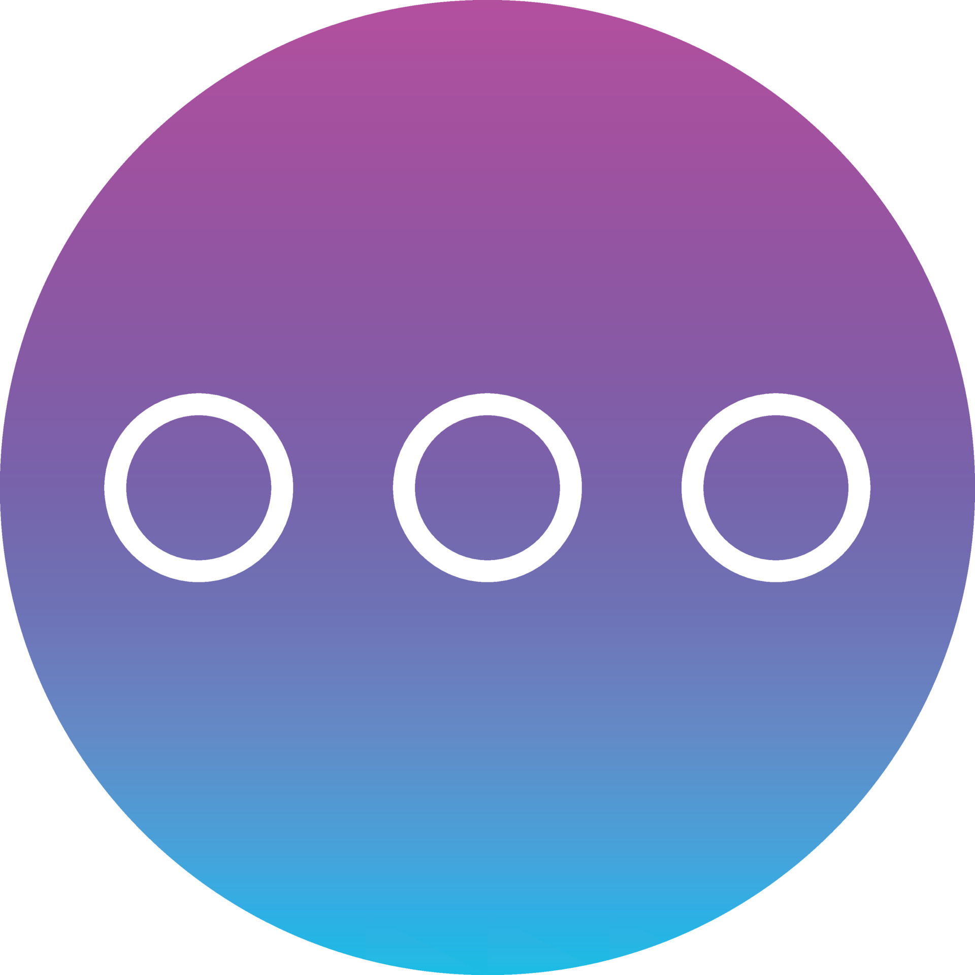 Ellipsis Glyph Gradient Icon 15834924 Vector Art at Vecteezy