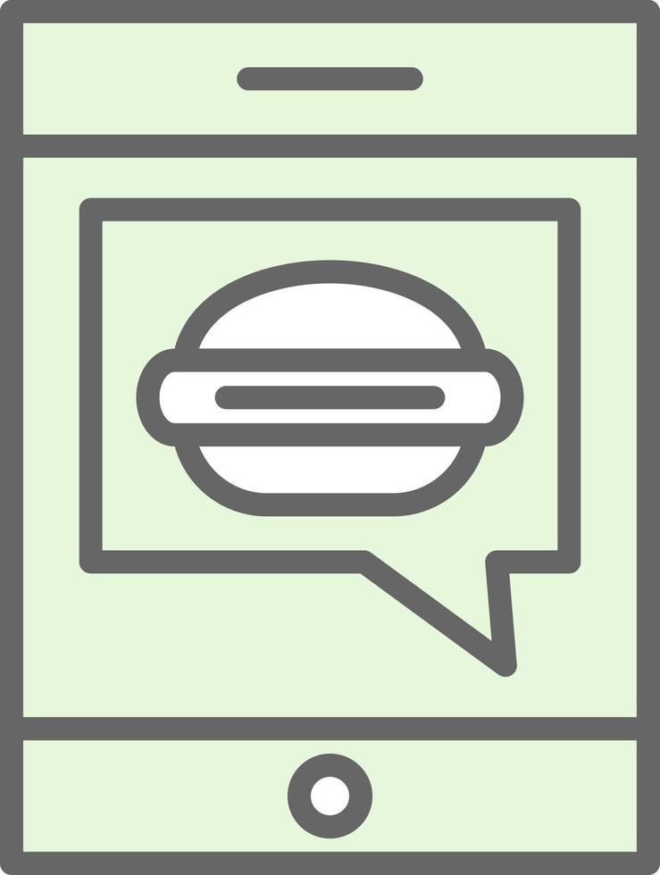 Food App Vector Icon Design