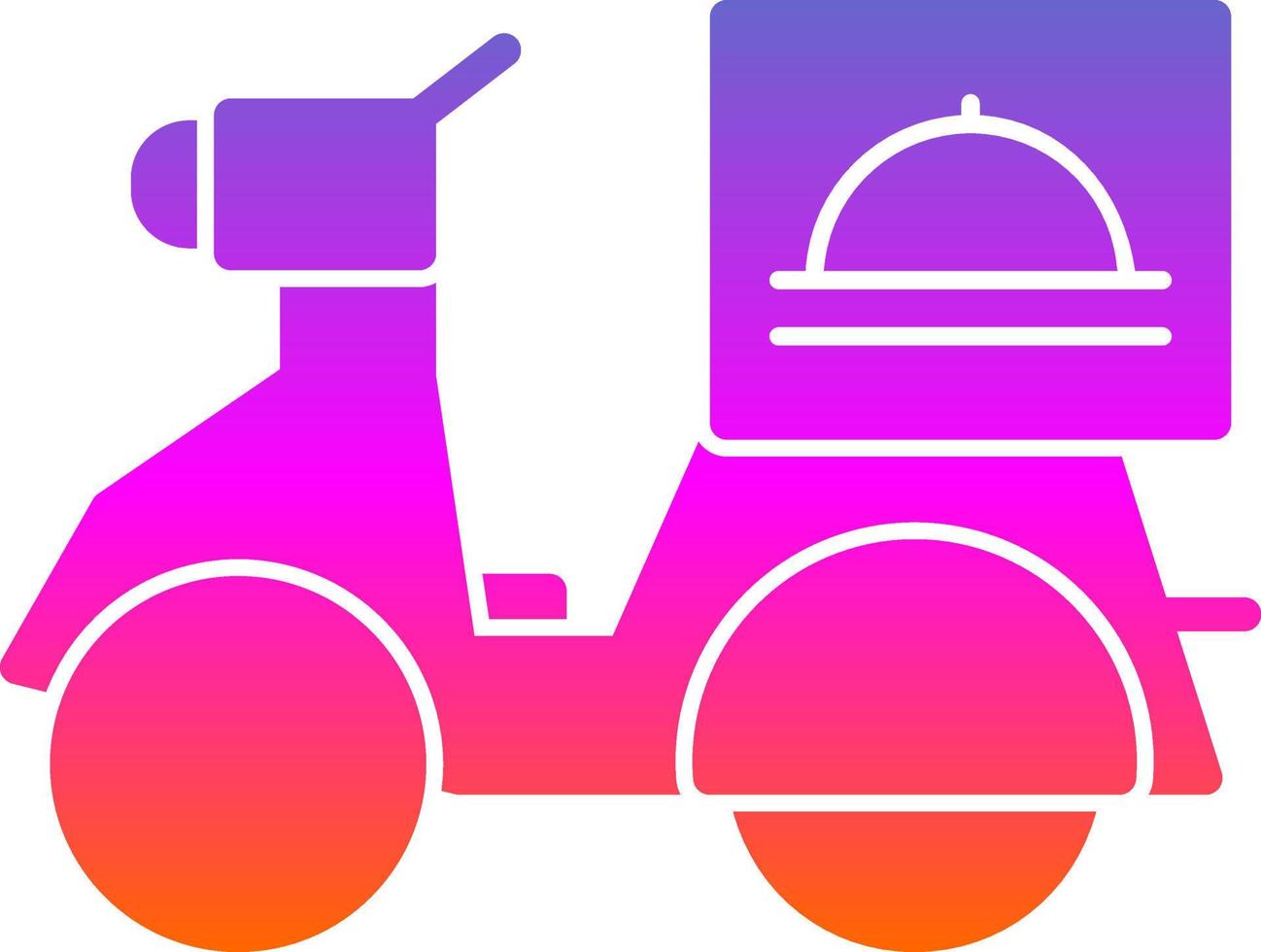 Food Delivery Vector Icon Design