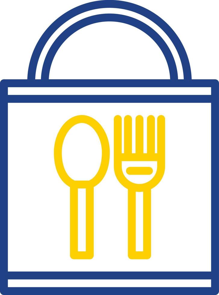 diseño de icono de vector de paquete de alimentos