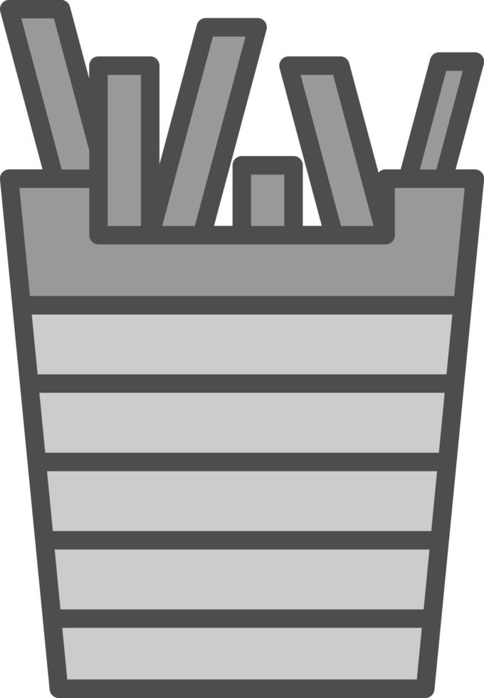 French Fries Vector Icon Design