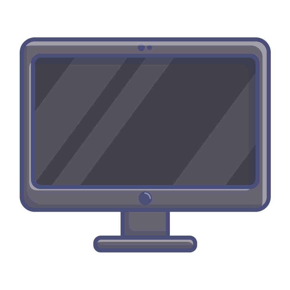 Vector isolated flat icon of computer screen or monitor. 15836238