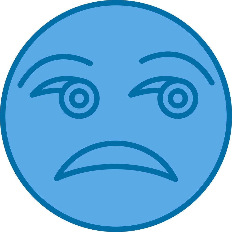 Unamused Face Vector Icon Design