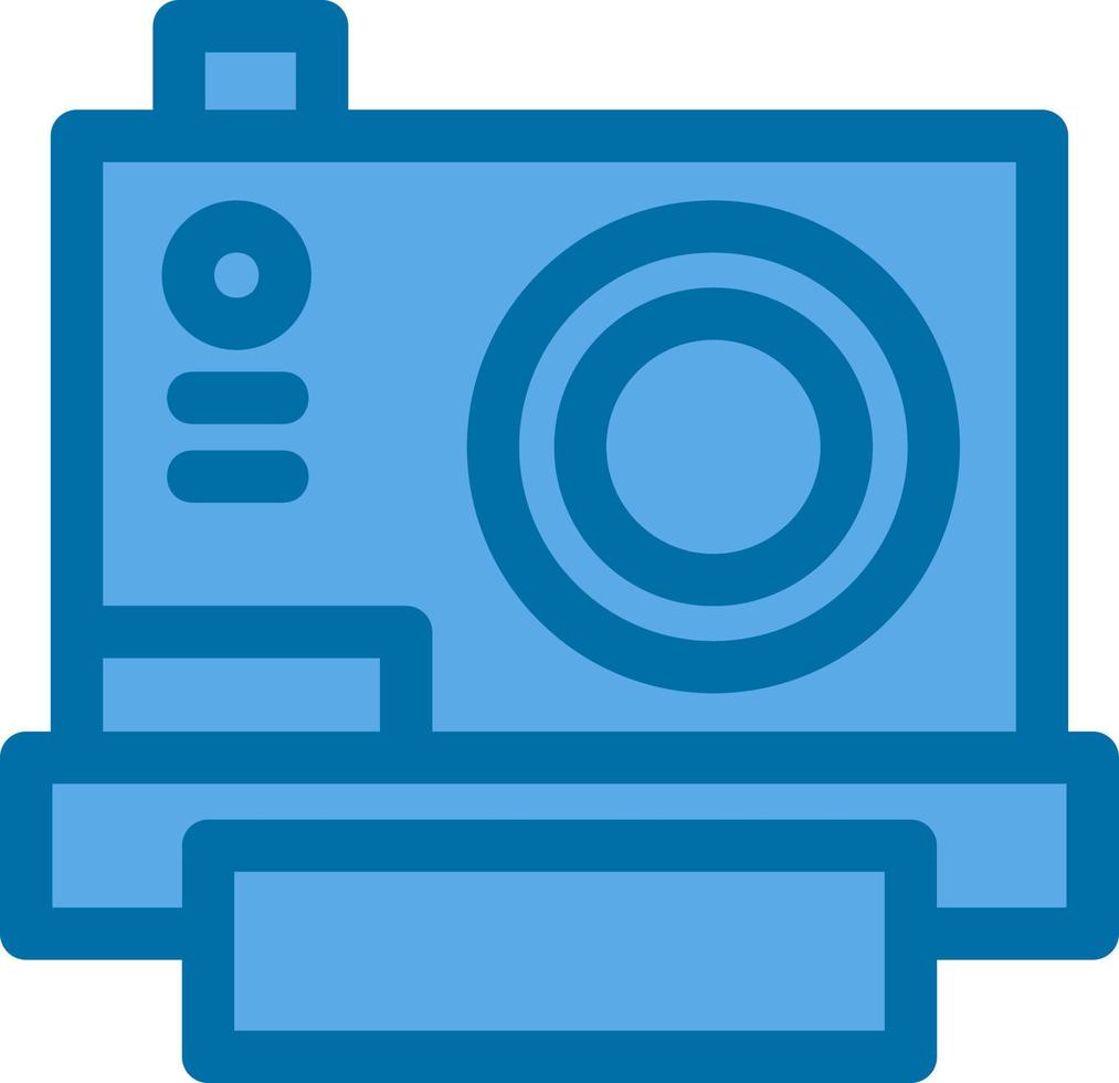 Instant Camera Flat Icon vector