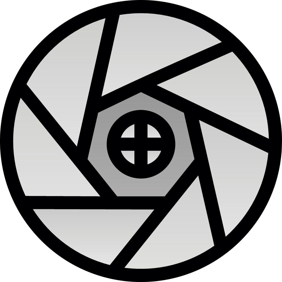 Diaphragm Flat Icon vector
