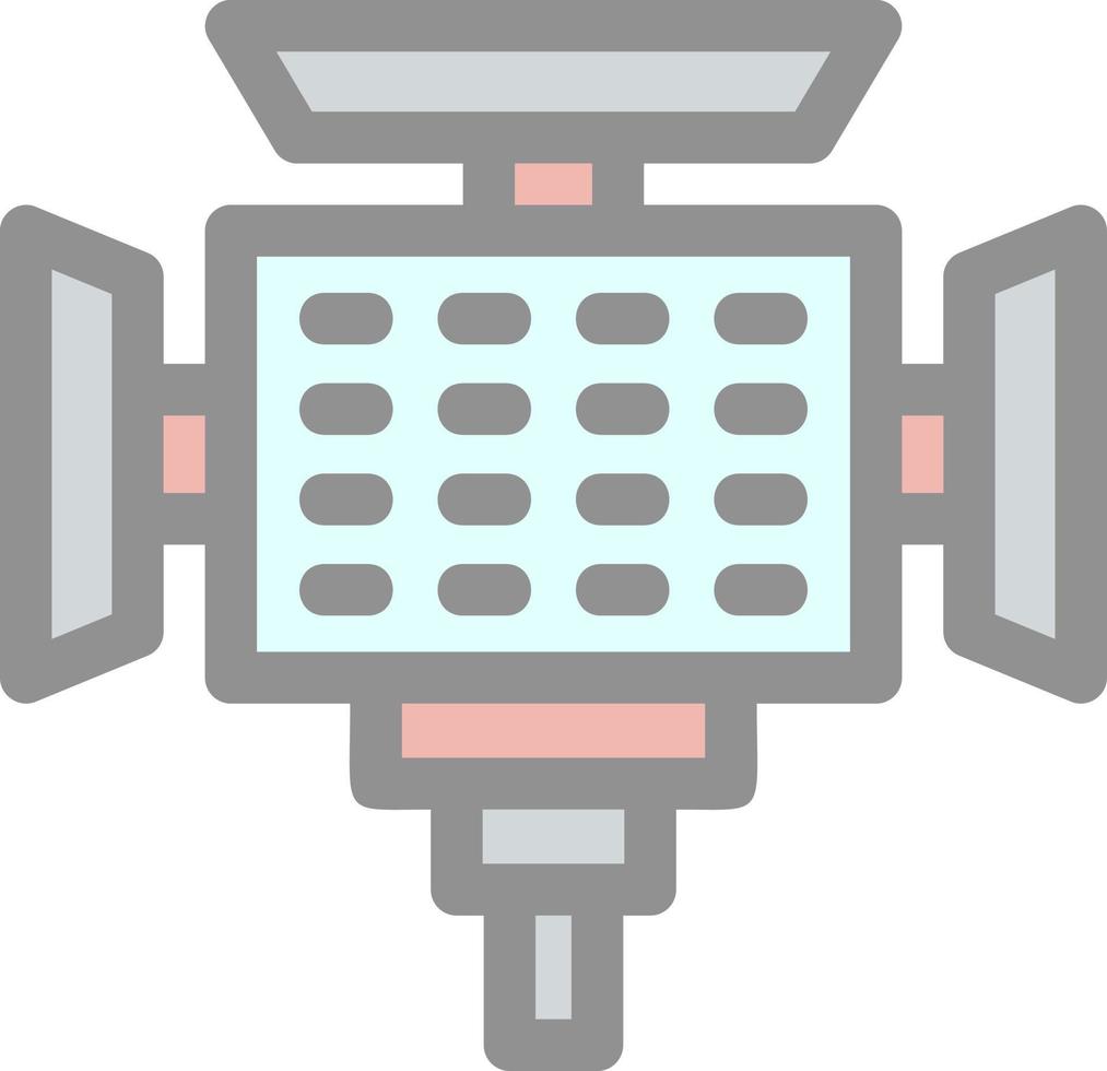 Led Camera Flat Icon vector