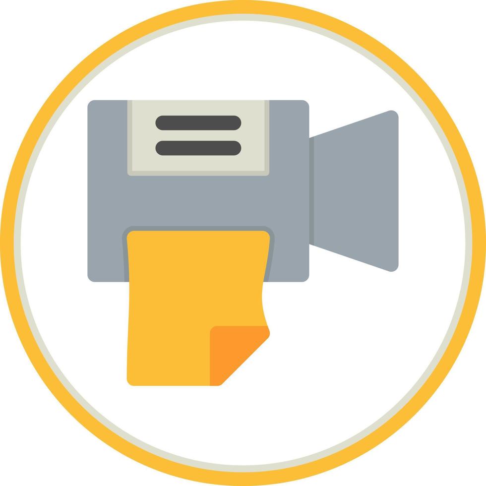 Cleaning Camera Flat Icon vector