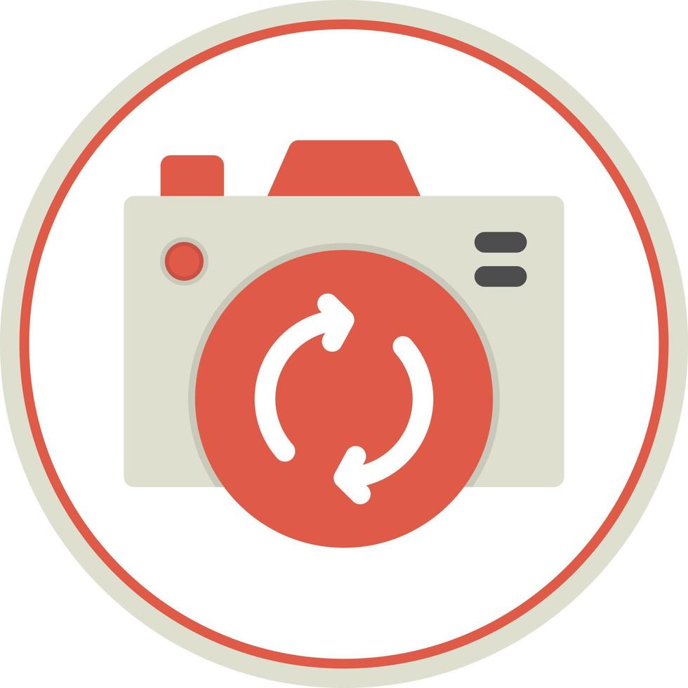 Front Camera Flat Icon vector