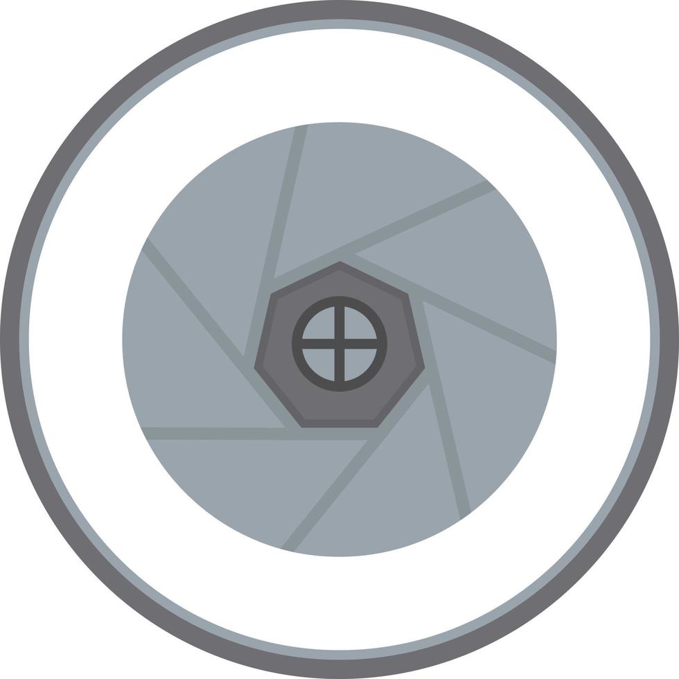Diaphragm Flat Icon vector
