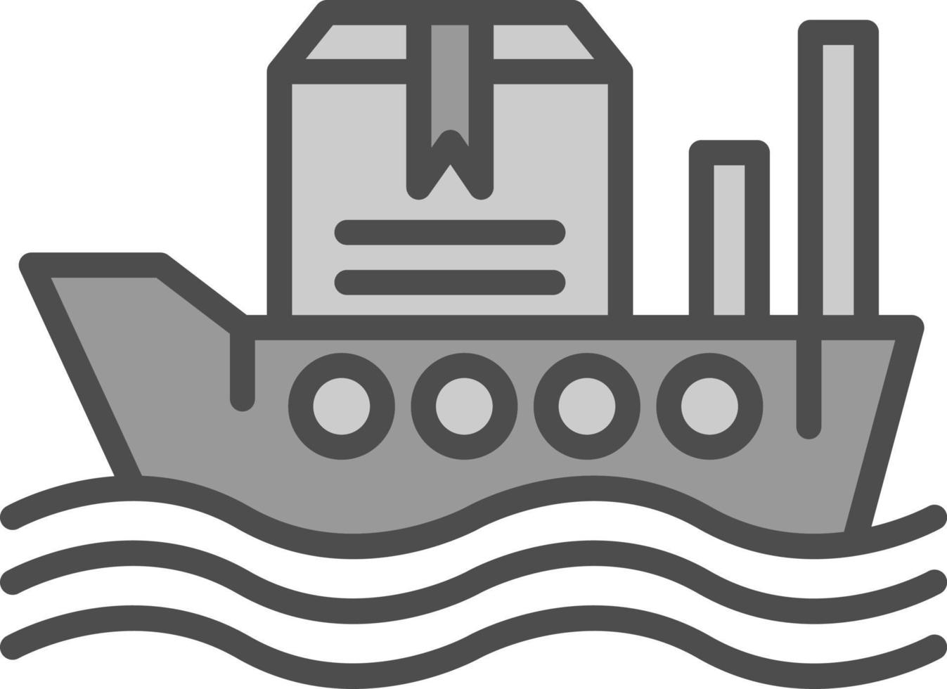 Worldwide Shipping Boat Vector Icon Design