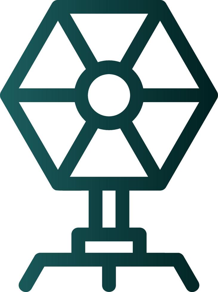 Camera Reflector Flat Icon vector