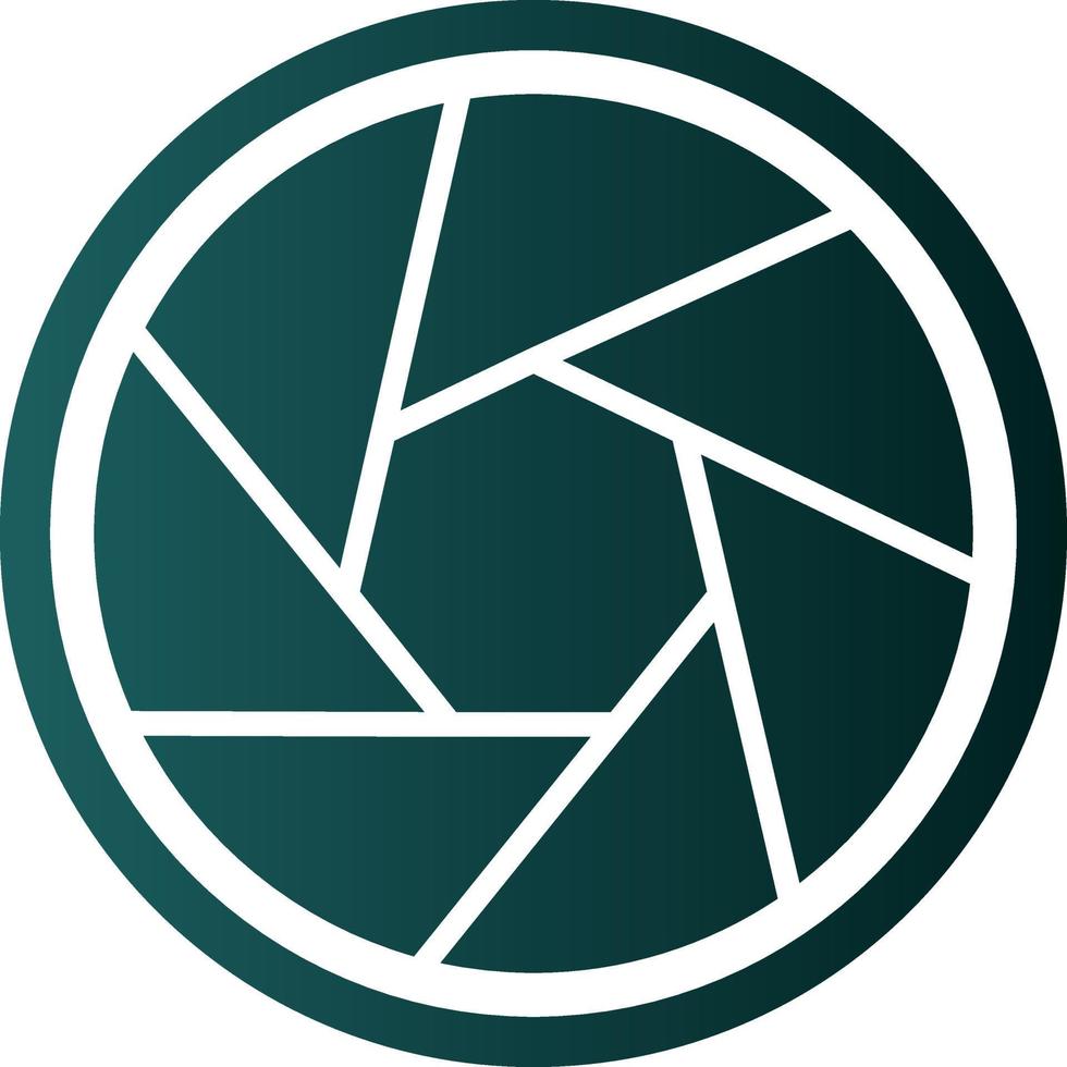 Camera Exposure Flat Icon vector