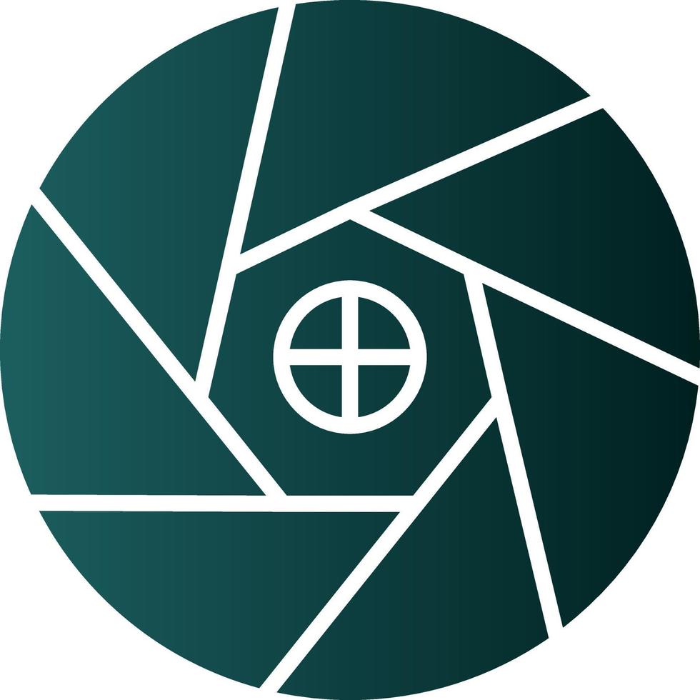 Diaphragm Flat Icon vector