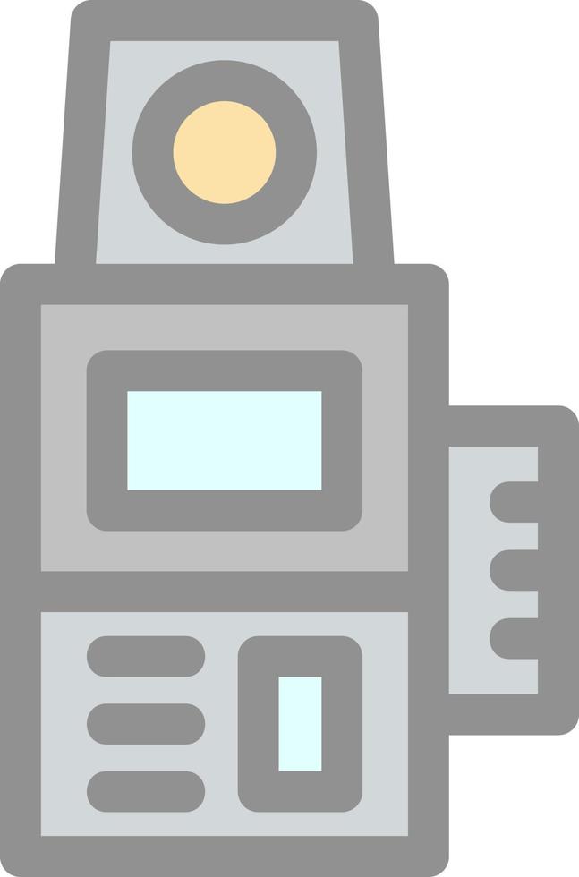 Camera Meter Flat Icon vector