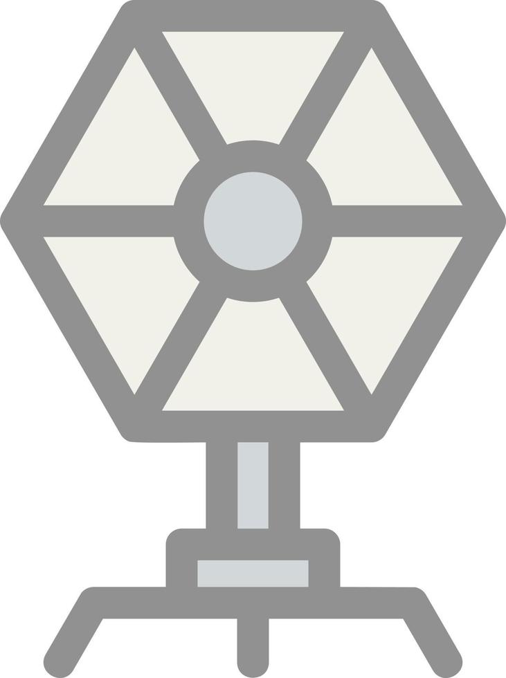 Camera Reflector Flat Icon vector