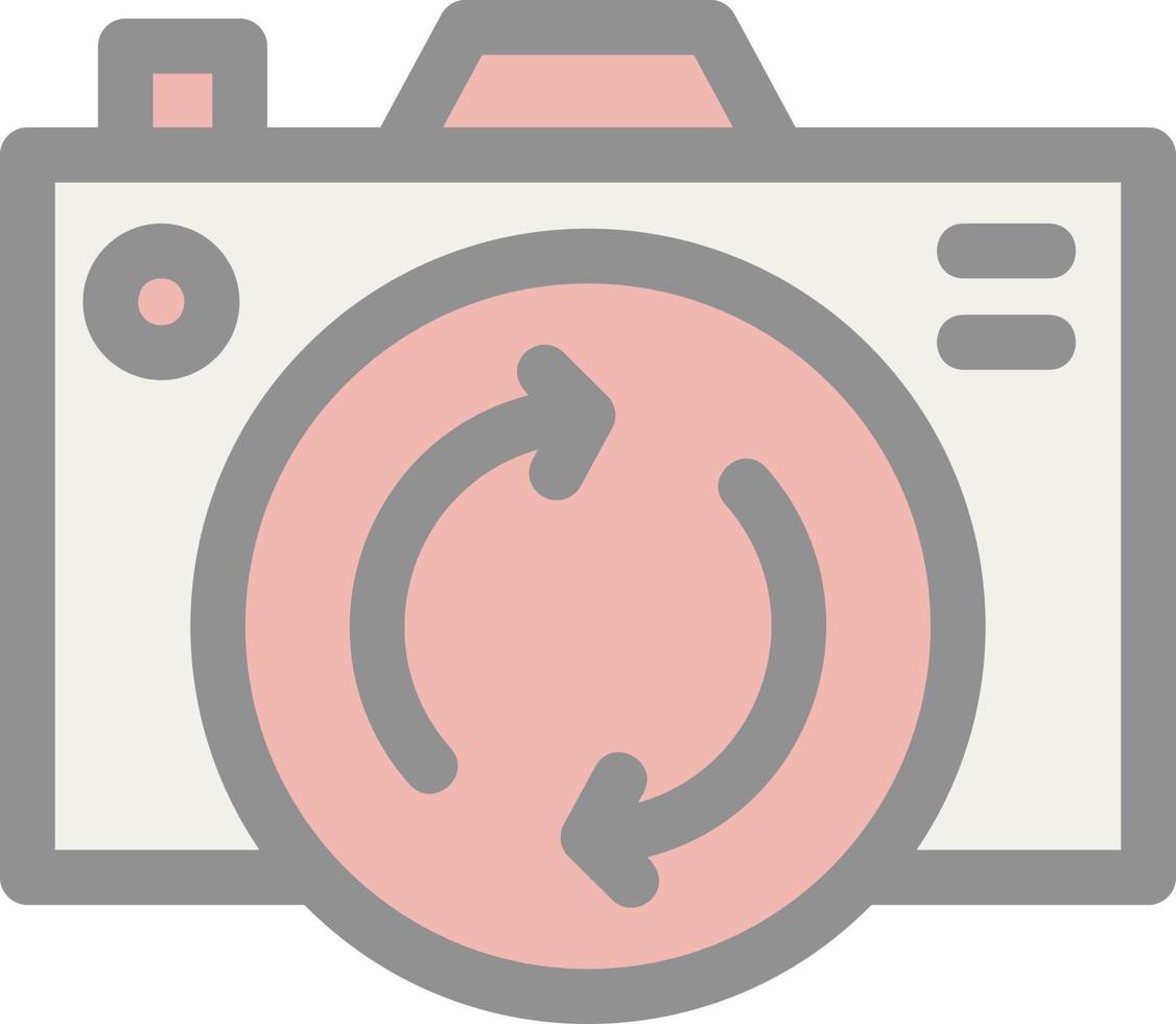 Front Camera Flat Icon vector