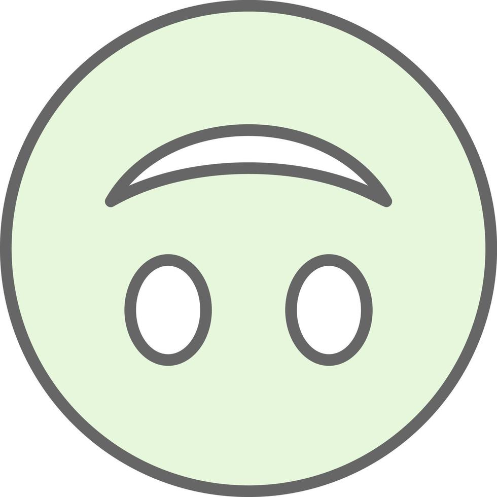 Upside-Down Face Vector Icon Design