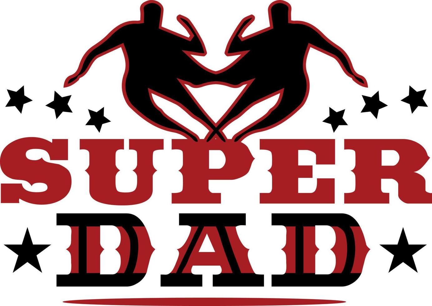 Dad Typography T-Shirt Design. Dad lover T-Shirt design, Dad typography print design template vector