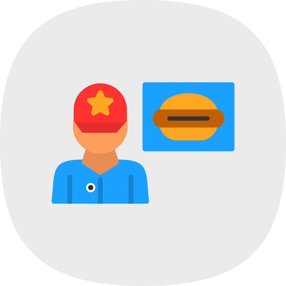 Delivery Man Vector Icon Design