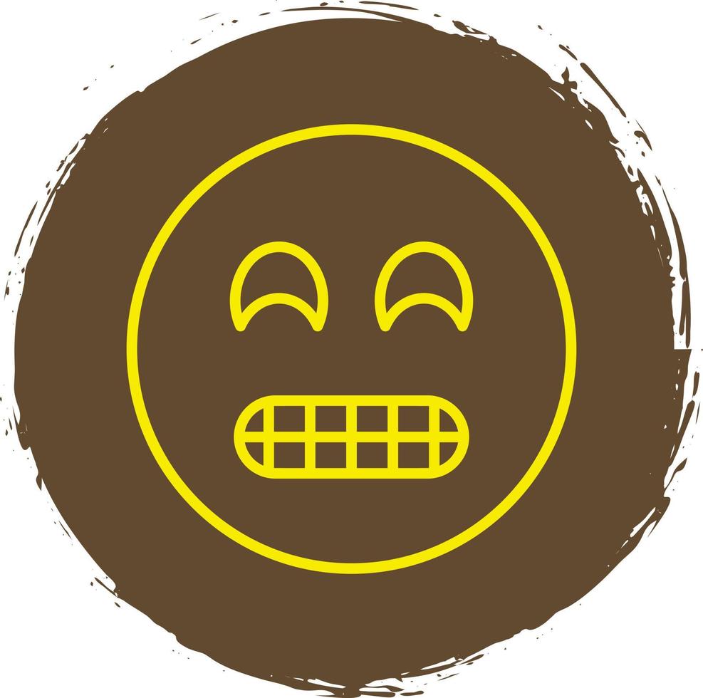 Grimacing Face Vector Icon Design