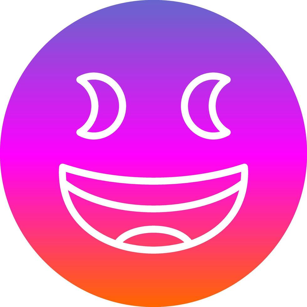 Grinning Squinting Face Vector Icon Design