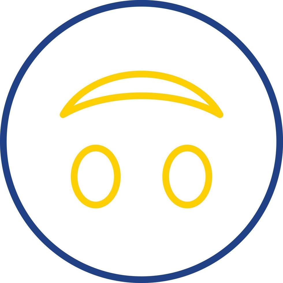 Upside-Down Face Vector Icon Design