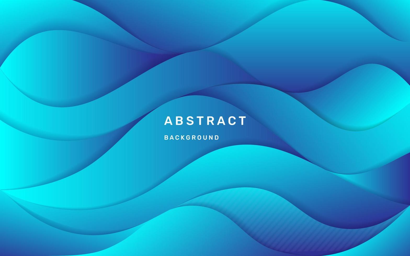 Blue gradient background dynamic wavy light and shadow. liquid dynamic shapes abstract composition. modern elegant design background. illustration vector 10 eps