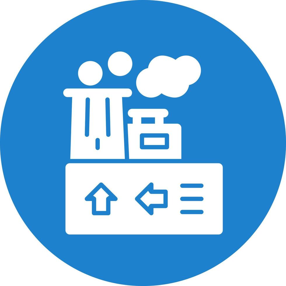 Geothermal Energy Flat Icon vector