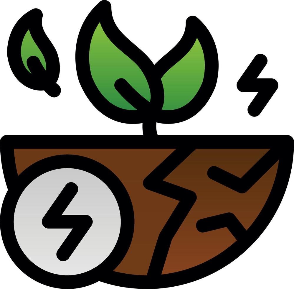 Sustainable Energy Flat Icon vector