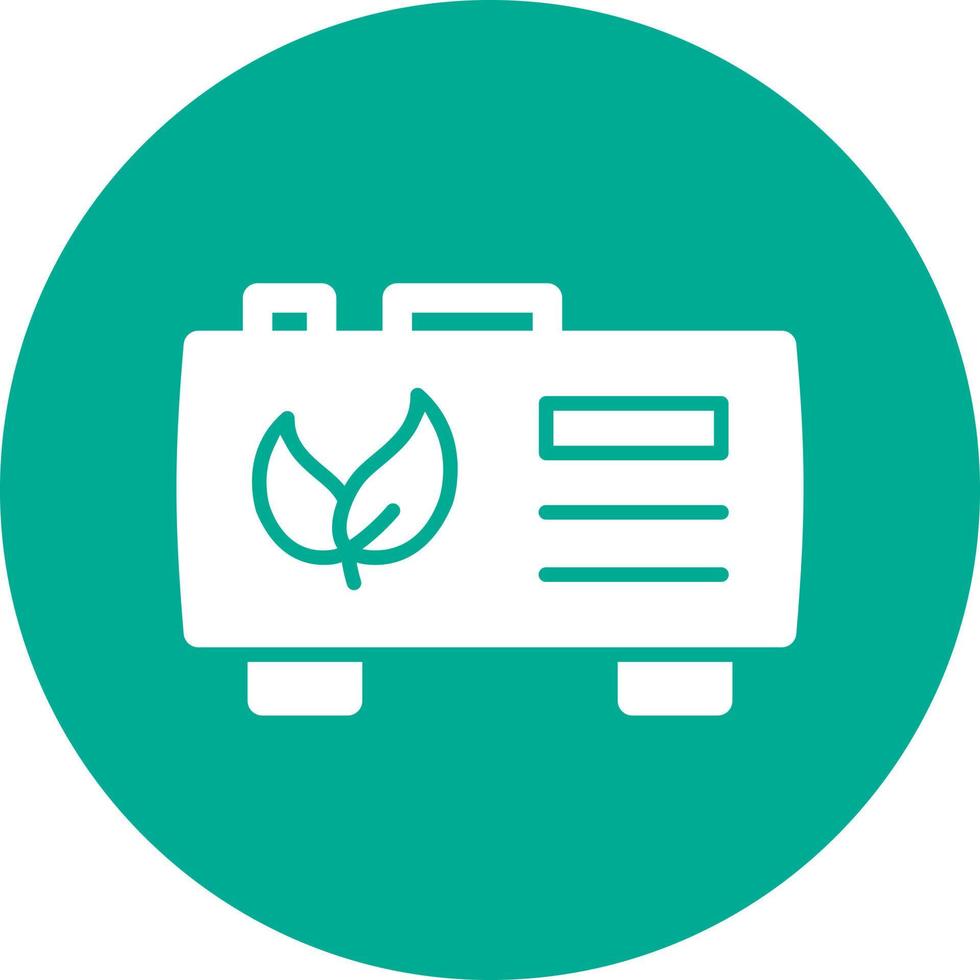 Biogas Flat Icon vector